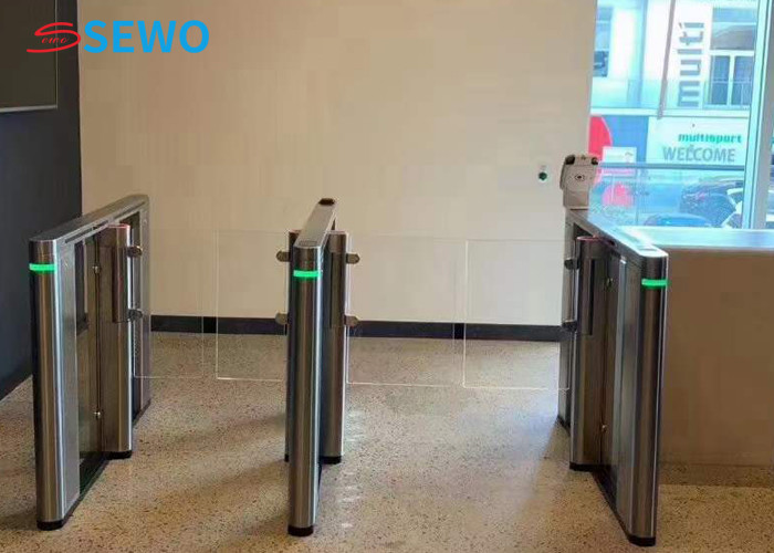 Customized Security Barrier Gate System 45people/min For Office Building