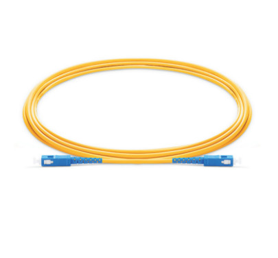 Simplex Duplex Fiber Optic Cable , LSZH Patch Cord CCTV Application