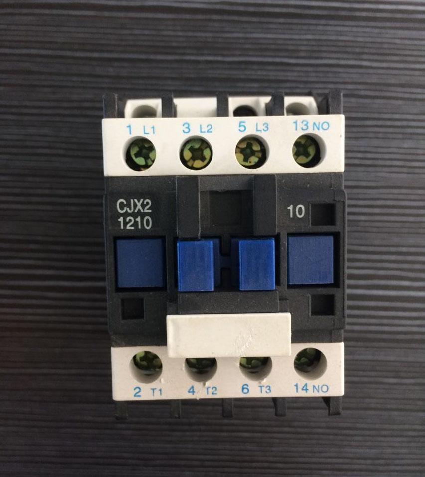 3 Phase Motor Magnetic Contactor Relay 12A 3P 3 Pole 1NO AC 24V 110V 220 Volts 380V Coil CJX2-1210 35mm Din Rail Mounting