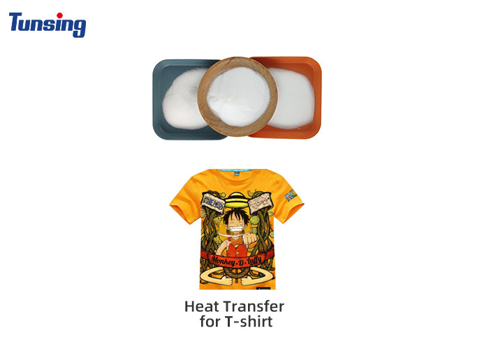 High Elastic Strong Adhesion DTF Hot Melt Powder TPU Polyurethane Powder For Heat Transfer