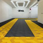 Oil Resistant Plastic Garage Tiles Polypropylene Industrial Interlocking Floor