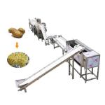 500Kg Potato Frozen French Fries Making Machine Multifunctional