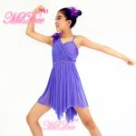 Spandex Lining Latin Dance Costumes All Flying Fringes 4 Layered Tiered Dress