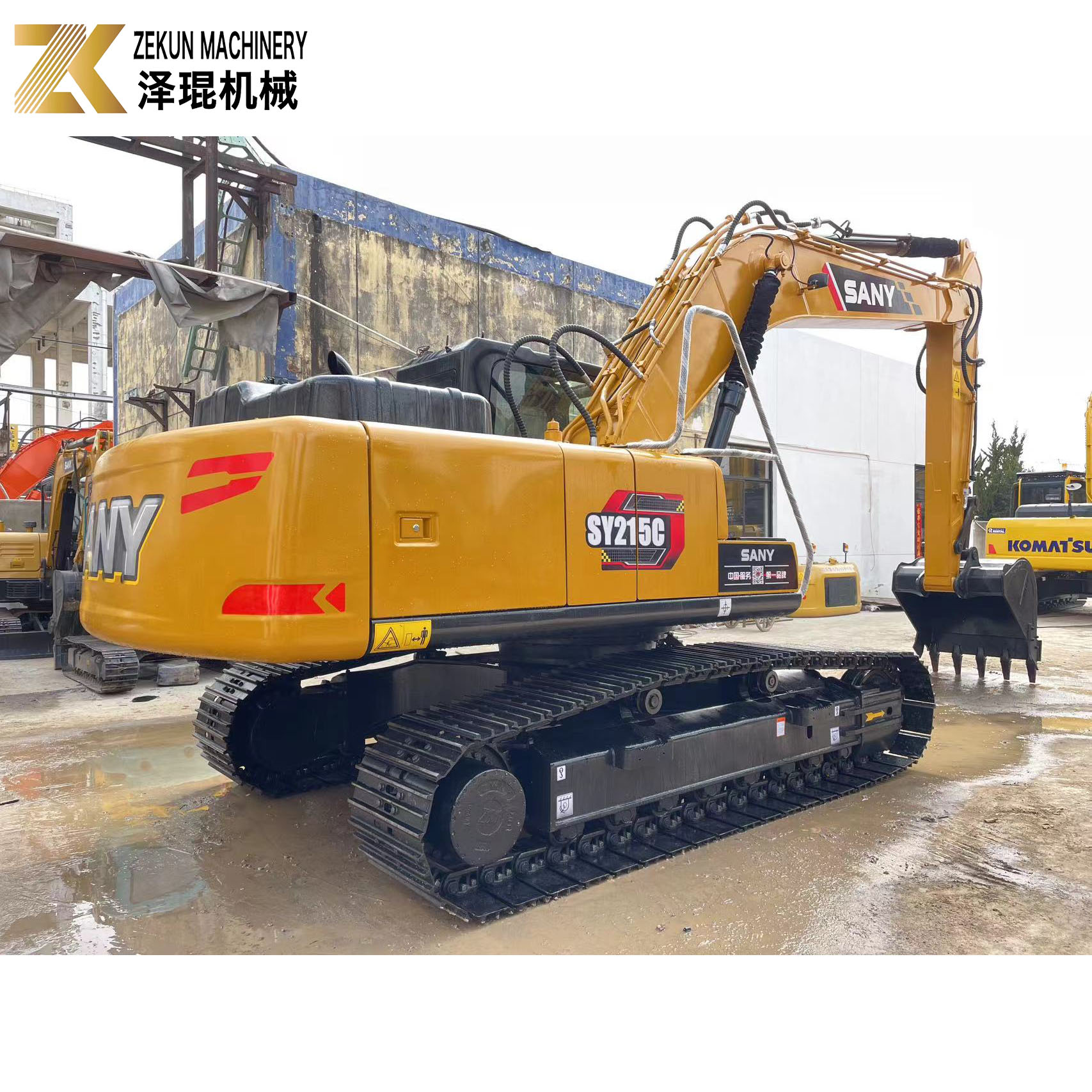 Good Performance 21Ton SANY Sy215c Crawler Excavator at 90% Condition and Reasonable
