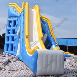 Quality Giant Inflatable Water Jumping Tower With Slide For Lake wholesale