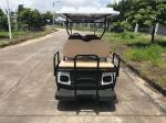 48V Large Capacity Battery Powered 8 Person Golf Cart With Reverse Folding Seats