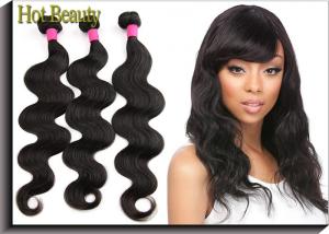 Quality 100 Grams Grade 6A+ Body Wave Brazilian Human Hair , Virgin Human Hair Extensions wholesale