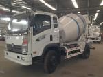 Sinotruk 7cbm Concrete Mixer Truck , Construction Concrete Transport Truck