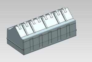 Quality Customized One Time Molding Plastic Water Tank Iron Mold wholesale