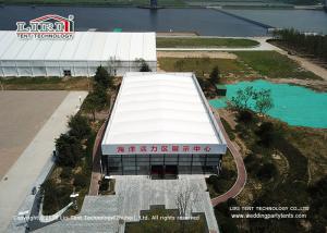 Quality Luxury Glass Wall Flat Roof Aluminum Tents For Office 20m X 40m X 8m wholesale
