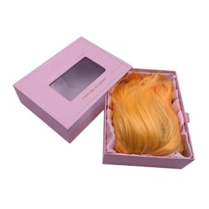 China Customized wig packaging box, exquisite hairstyle color box, printed wig packaging box, customized on sale