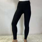 Pocket Horse Riding Pants Black High Stretch Silicone Grip Kids Equestrian