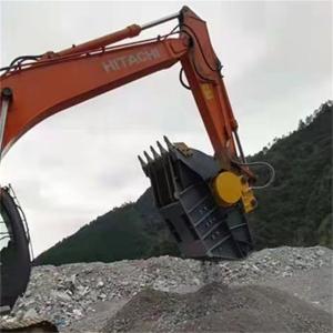 Quality Donsang 20 - 30 Tons Excavator Crusher Rock Bucket Demolition Concrete Cursher Bucket wholesale