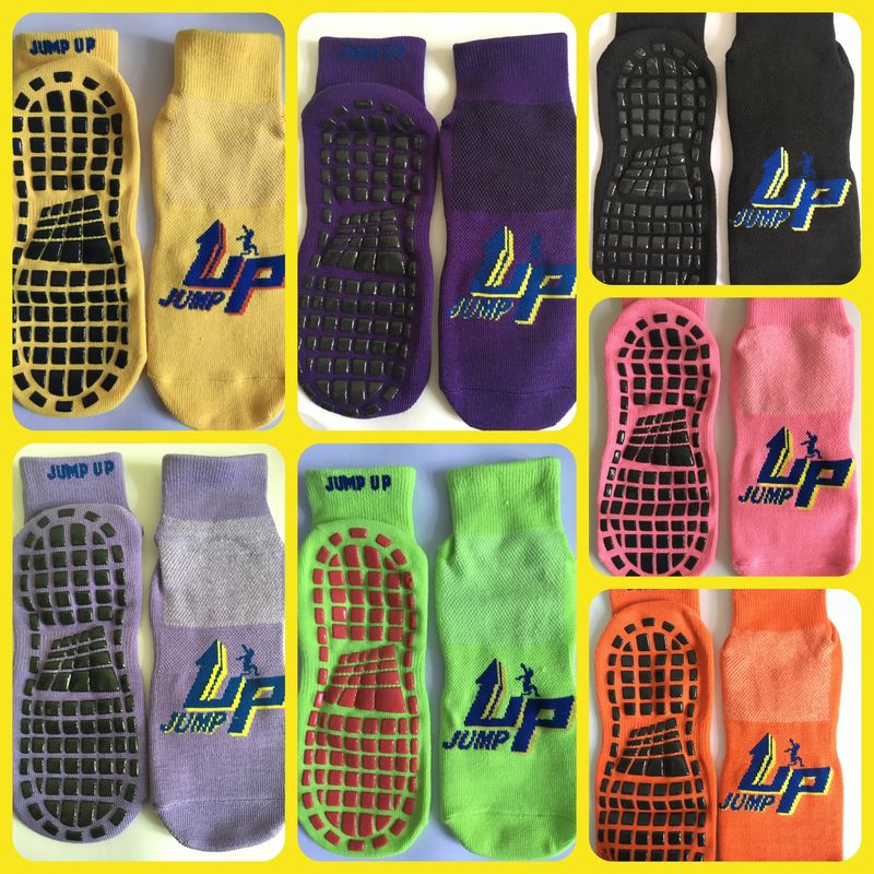 China Wholesale Trampoline Type Socks/ Polyester Kids Sports Trampoline Socks/ Non Slip Yoga Socks Kids Trampoline Socks