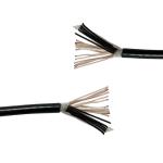 Oil Resistance Bare Copper Braided Wire 22AWG 24AWG Multicore