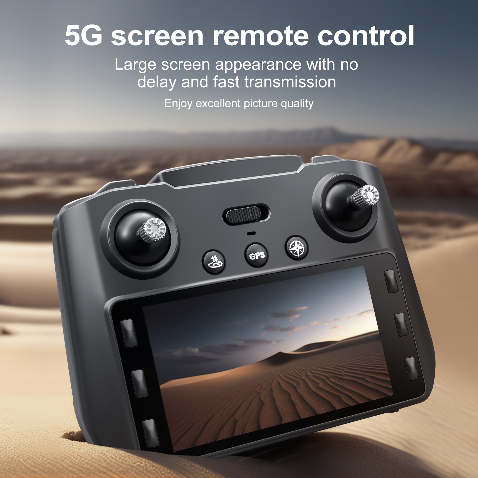 Plastic S159 5g Wifi Fpv Gps Quadcopter Drone 4khd Dual Cameras 25 Minute Endurance Obstacle Avoidance Led Large Screen Remote Rc Drone