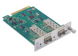 Quality 125M~2.5G OEO Fiber Management Converter Card SFP To SFP Support 2U Rack wholesale