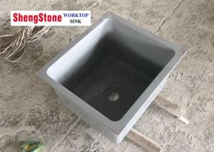 Quality Laboratory Parts Grey Color Epoxy Resin Sink , Acid Resistant Laboratory Sinks wholesale