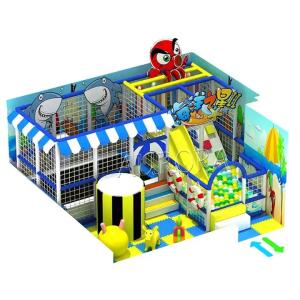 Quality CE EN14960 Soft Play Indoor Playground Equipment Marine Theme Trampoline Structures wholesale