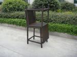 Resin Wicker Patio Furniture , Waterproof Garden Table And Chairs