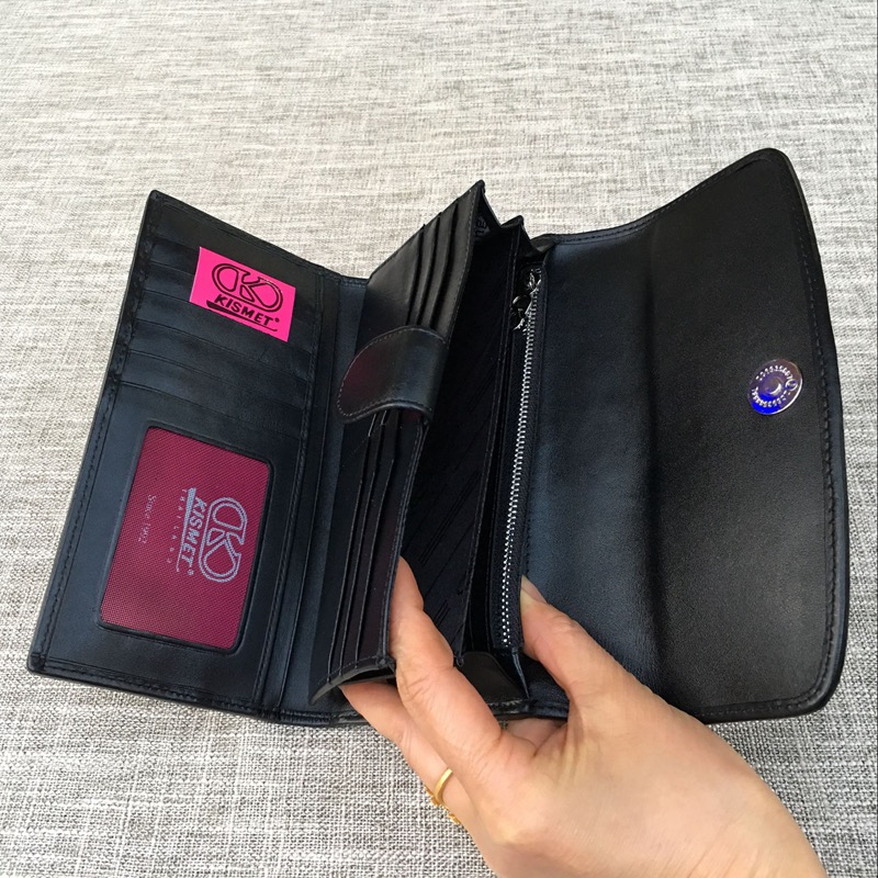 Thailand Authentic Stingray Skin Women's Large Wallet Genuine Leather Female Flower Clutch Purse Lady Card Holder