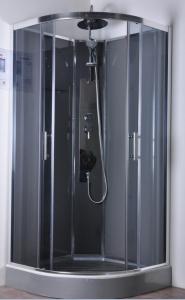 Quality Commercial Quadrant Shower Cubicles , Curved Glass Shower Enclosures wholesale
