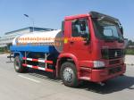 HOWO7 Sinotruk Water Carrying Liquid Tanker Truck LHD 6X4 15 - 25CBM 290hp Water