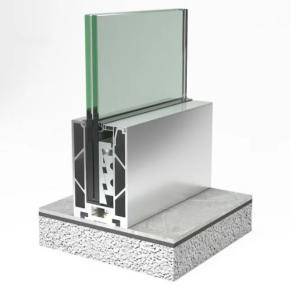 Quality 6063-T5 Aluminum U Channel For Glass Railings wholesale