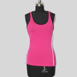 Quality Sleeveless Yoga Workout Clothes 90% POLYESTER 10% SPANDEX Tank Tops Activewear wholesale