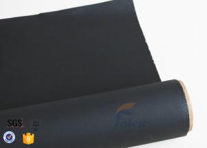 Quality Black PU Coated Fiberglass Fabric 0.5mm 530gsm Welding Blanket Materials wholesale