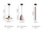 Wabi Sabi Pendant Light Janpanese Stone ceramic pendant light(WH-AP-574)