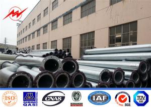 Quality 500kv Power Electricity Transmission Line Tower / Steel Straight Pole wholesale