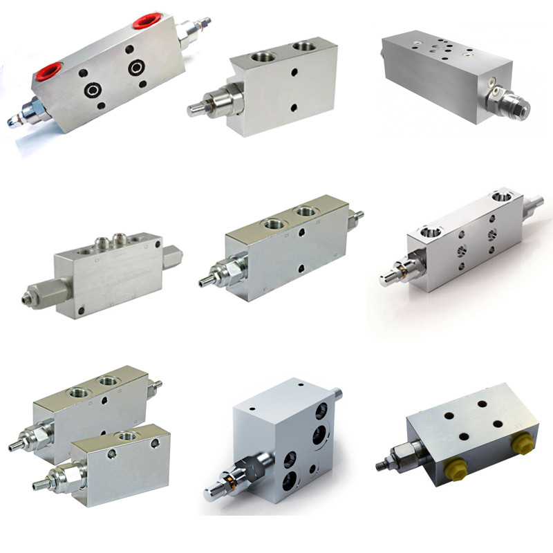 Hydraulic Overceter VBCD-ED-A Double Cartridge Valve With Flow Of 40L/ 60L/ 90L Overcenter Valve Set