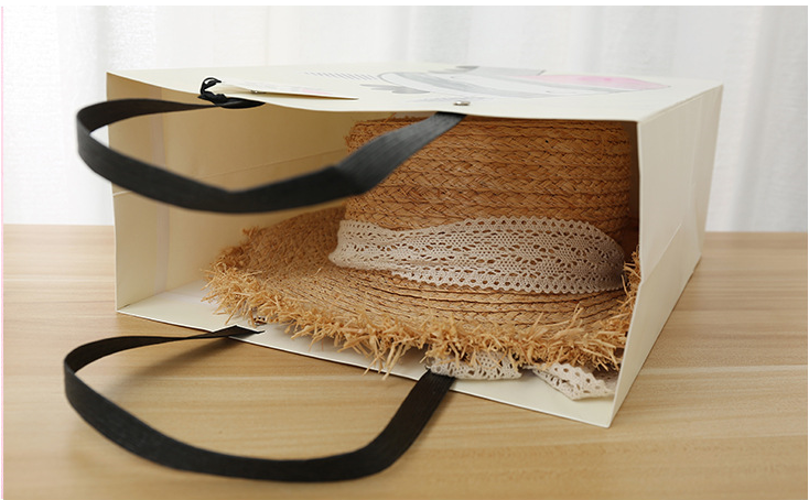 Card Paper Fashion Shopping Bags Simple Style