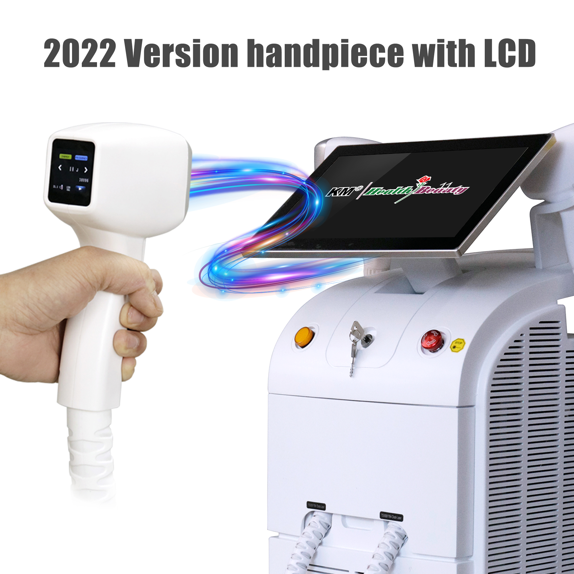 XL Ice Titanium 808 810nm Diode Trio Laser Hair Removal Q Switch ND YAG Laser Tattoo Removal