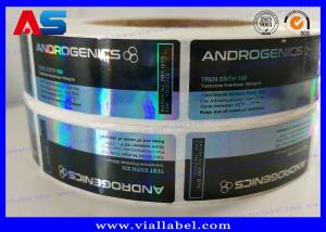 Quality Glossy Varnishing PET Injectable Peptide Bottle Labels wholesale