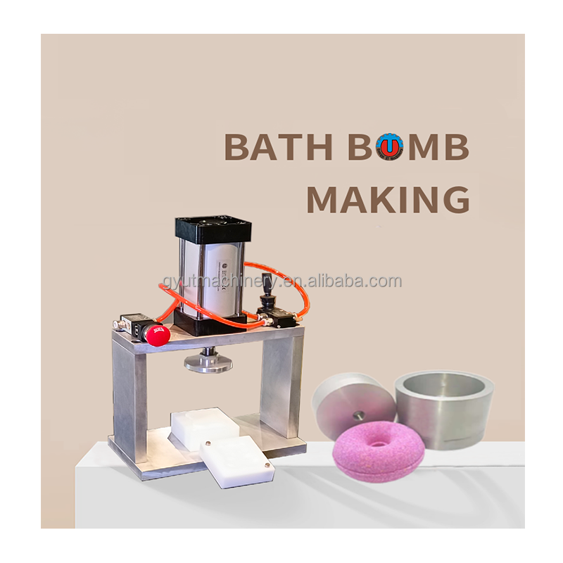 Affordable Pneumatic At Home Bath Bomb Hand Press Machine for DIY Shampoo Bar Making