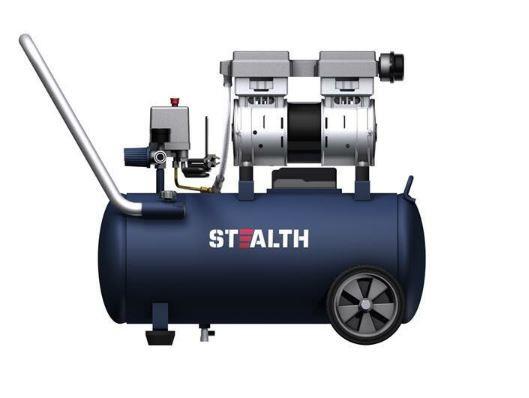 8 Gallon STEALTH Oil Free Air Compressor 3300881 1.5 Hp Motor Oil Free Pump