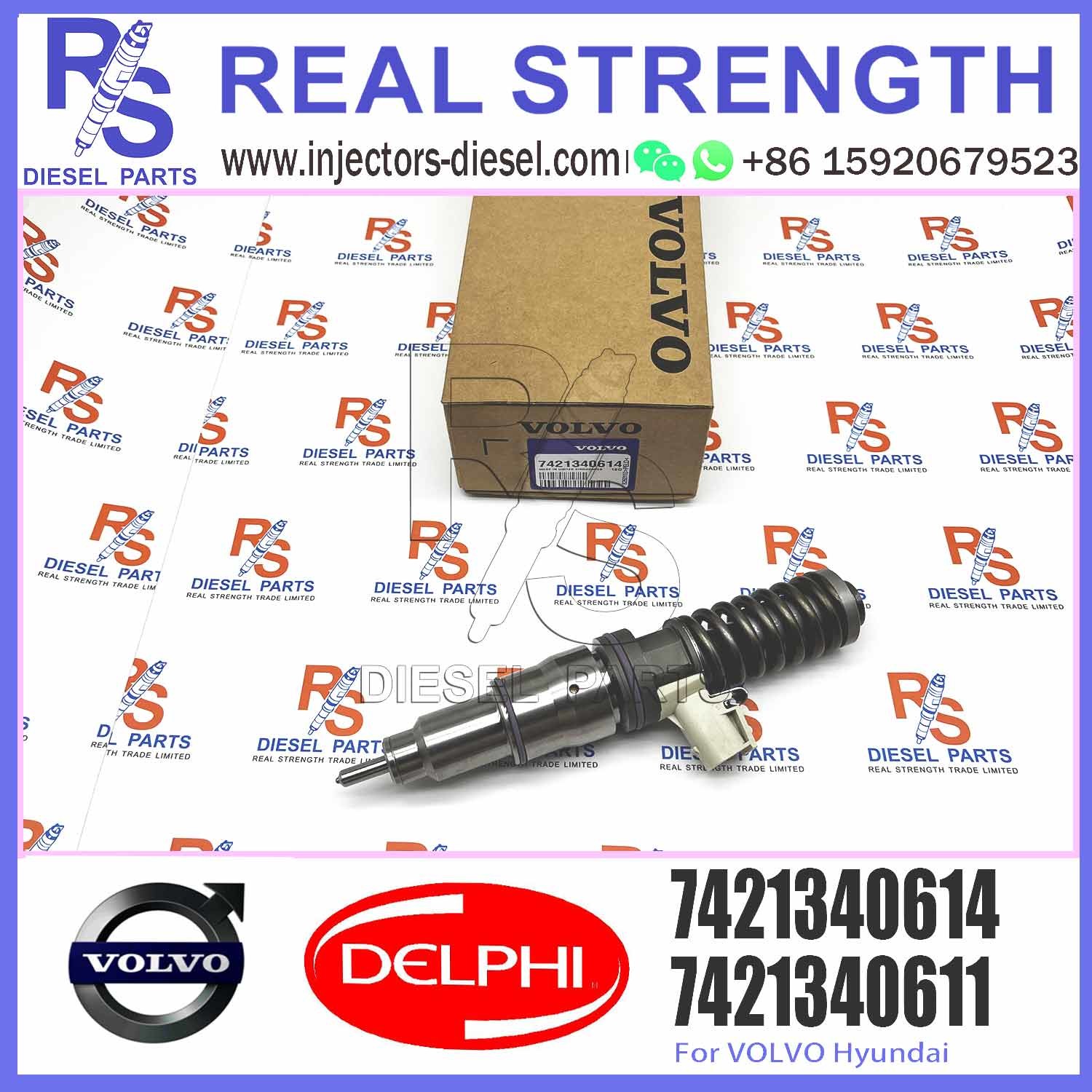 MD13 EURO 4 HIGH POWER E3 EUI Diesel Injector BEBE4D24104 BEBE4D24004 7421340614 7421340614 21371675 21340614
