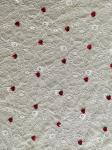 100 Yards Red Heart Party Sequin Embroidered Fabric