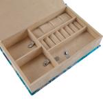 Luxury MDF Jewelry Gift Boxes Bulk Organizer PU And Velvet Lined