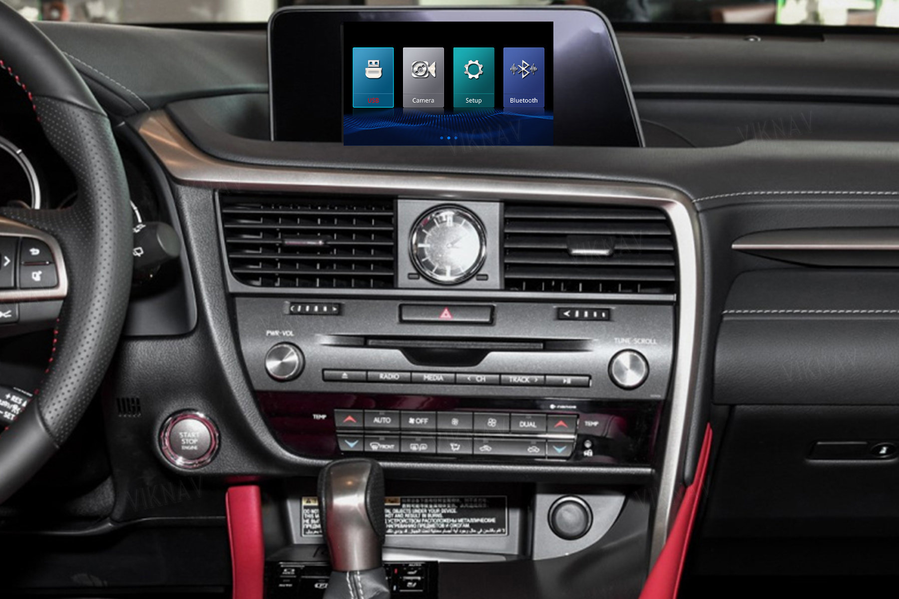 Viknav Fit For Original Car 8 Inch Screen Linux System For Lexus RX 2016 2017 2018 2019 Wireless Apple CarPlay