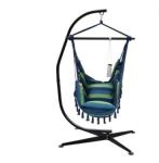 Y Mail Packing Outdoor Porch Rope Swing Hanging Cotton Canvas Hammock Chair