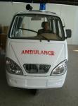800W Closed Ambulance Motorized Tricycle for 4 People in Africa Passenger Drum