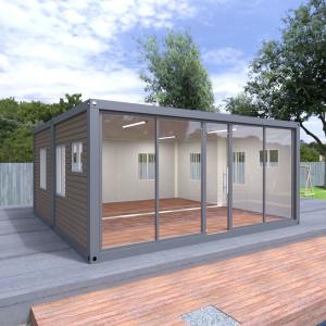 Quality Modern Single Floor Flat Pack Container House Weather proof Expandable Prefab House wholesale