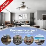Home Hotel Office Living Room Decoration 42 Inch 110V AC Motor Remote Control