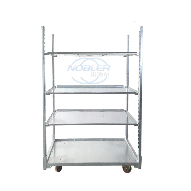 Outdoor Garden Horticultural Steel Danish Flower Trolley for Plant Nursery