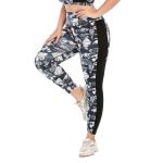 Oversized Patterned Yoga Pants Customized Hip Lifting Sports Leggings For Fat