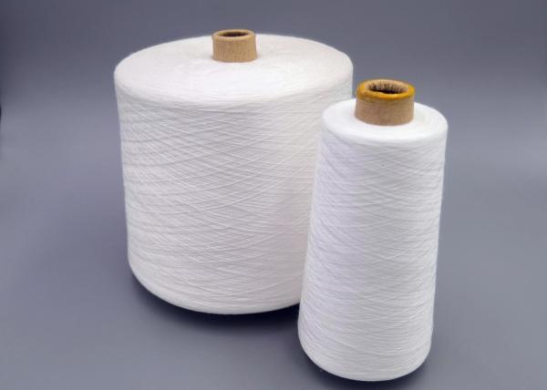 Ring Spun Raw White Polyester Yarn 50/2 Coat Sewing Thread Polyester Industrial