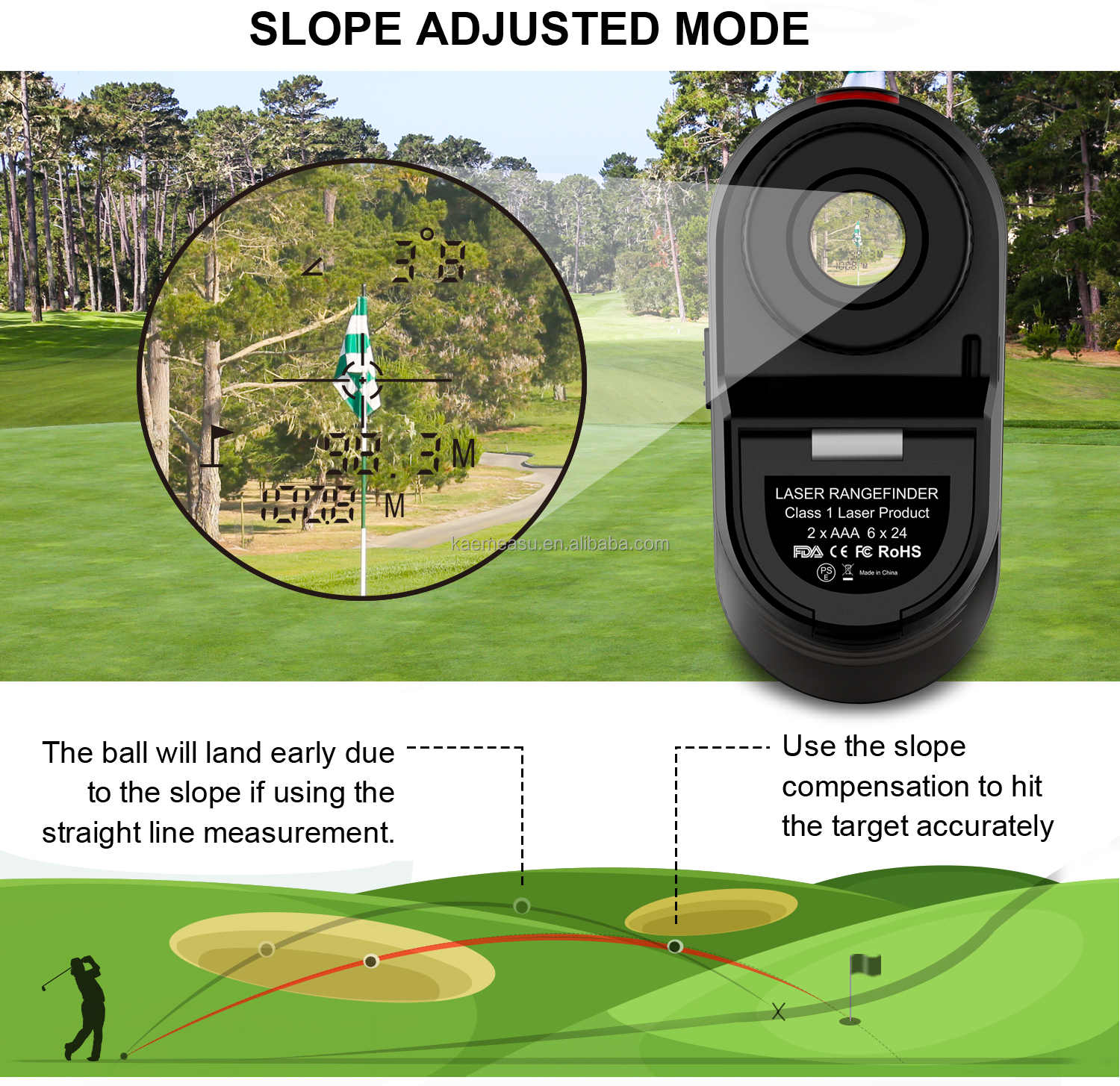 Laser Rangefinders 450m-1000m Golf Distance Meter Digital Hunting Shooting Mini telescope Sport Golf Laser Rangefinder